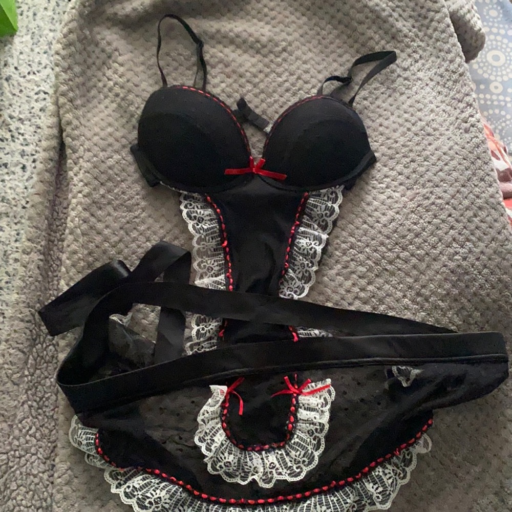 Role play maid sexy lingerie